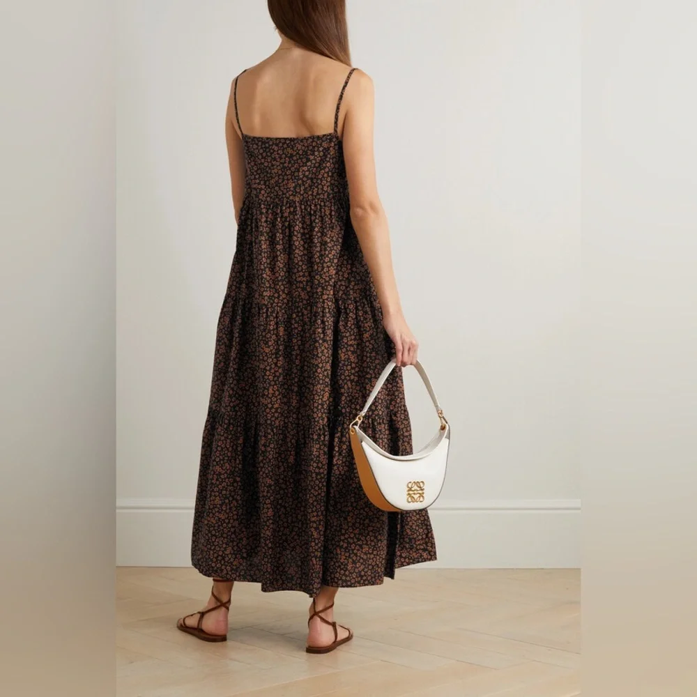 Matteau Floral-print tiered cotton-poplin maxi dress - Picture 3 of 10